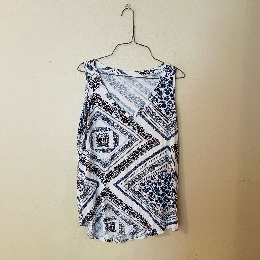 Multicolored Knit Tank Top